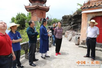 市人大常委会副主任尚葵来天柱山调研依法管理宗教事务情况